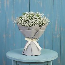 Букет Белые гипсофилы в Иглино Букет цветов из:  Гипсофила в Иглино