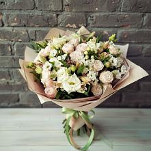 Букет нежное ассорти в Иглино Букет цветов из:  Альстромерии, Розы и Хризантемы в Иглино