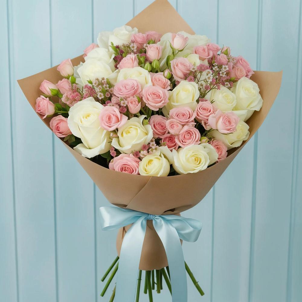 Букет романтичный подарок в Иглино Букет цветов из: Розы в Иглино