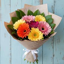 Букет яркий день #REPLACE_PRED# Иглино Букет цветов из:  Герберы #REPLACE_PRED# Иглино