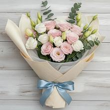 Букет шампанское #REPLACE_PRED# Иглино Букет цветов из:  Лизиантусы #REPLACE_PRED# Иглино