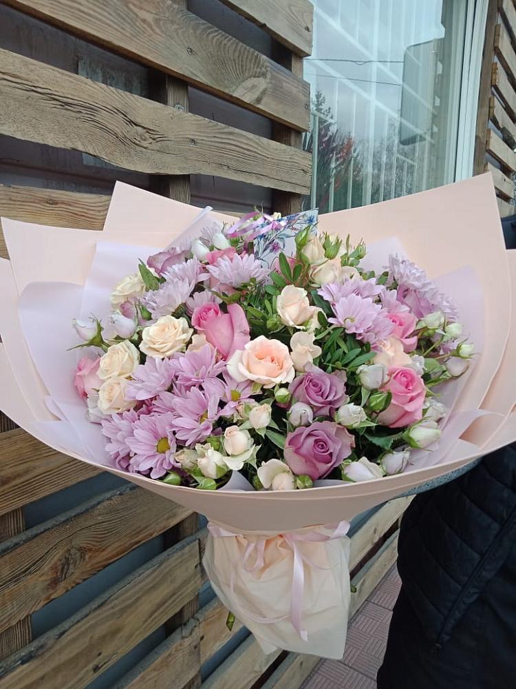 Букет фея в Иглино Букет цветов из: Розы и Хризантемы в Иглино