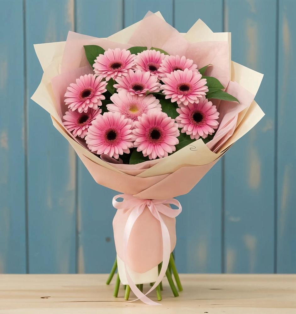 Букет пурпурно-розовый в Иглино Букет цветов из: Герберы в Иглино