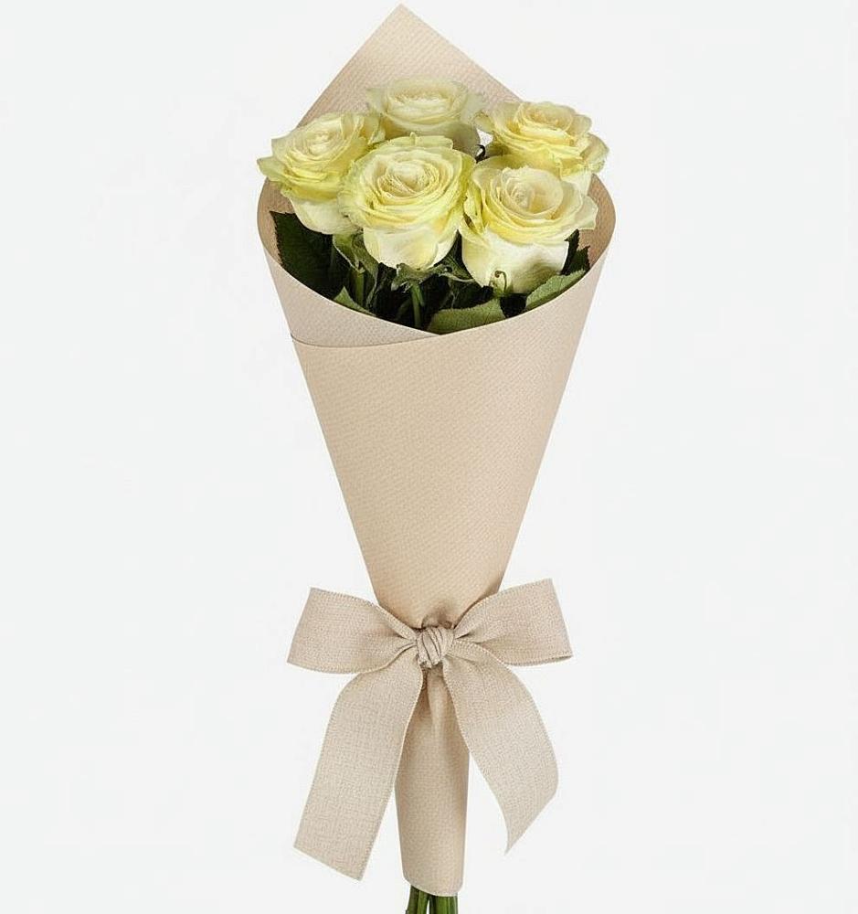 Букет белые крылья в Иглино Букет цветов из: Розы в Иглино