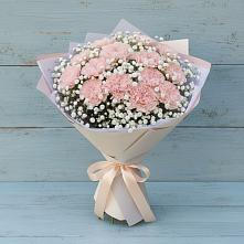 Букет Нежность рассвета в Иглино Букет цветов из:  Гвоздики в Иглино