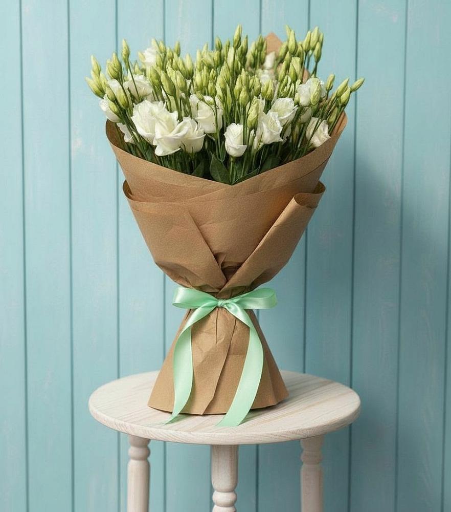 Букет Утренняя Свежесть в Иглино Букет цветов из: Лизиантусы в Иглино