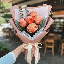 Букет персиковый аромат в Иглино Букет цветов из:  Розы в Иглино