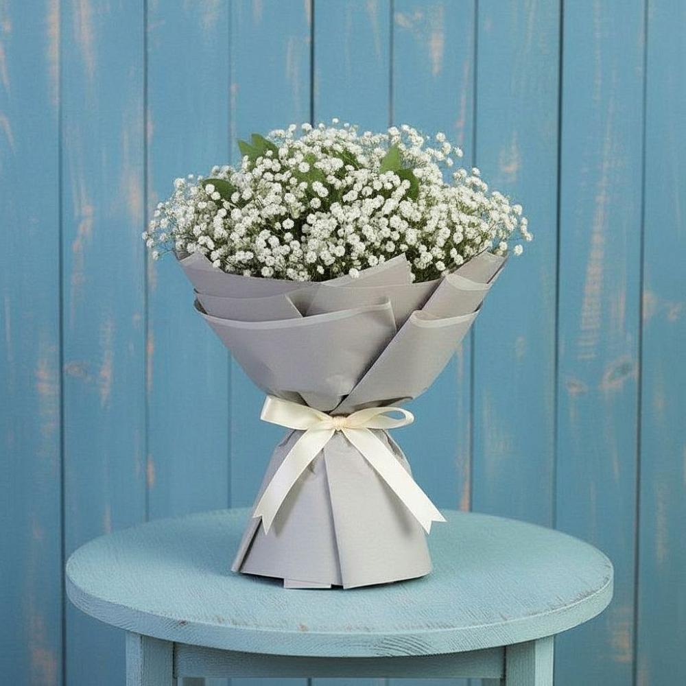 Букет Белые гипсофилы в Иглино Букет цветов из: Гипсофила в Иглино