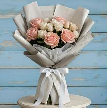 Букет Нежное облако в Иглино Букет цветов из:  Розы в Иглино