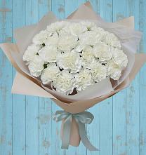 Букет Хрустальное утро в Иглино Букет цветов из:  Гвоздики в Иглино