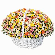 Премиум корзина Кустовых Роз в Иглино Премиум букет из: Розы в Иглино