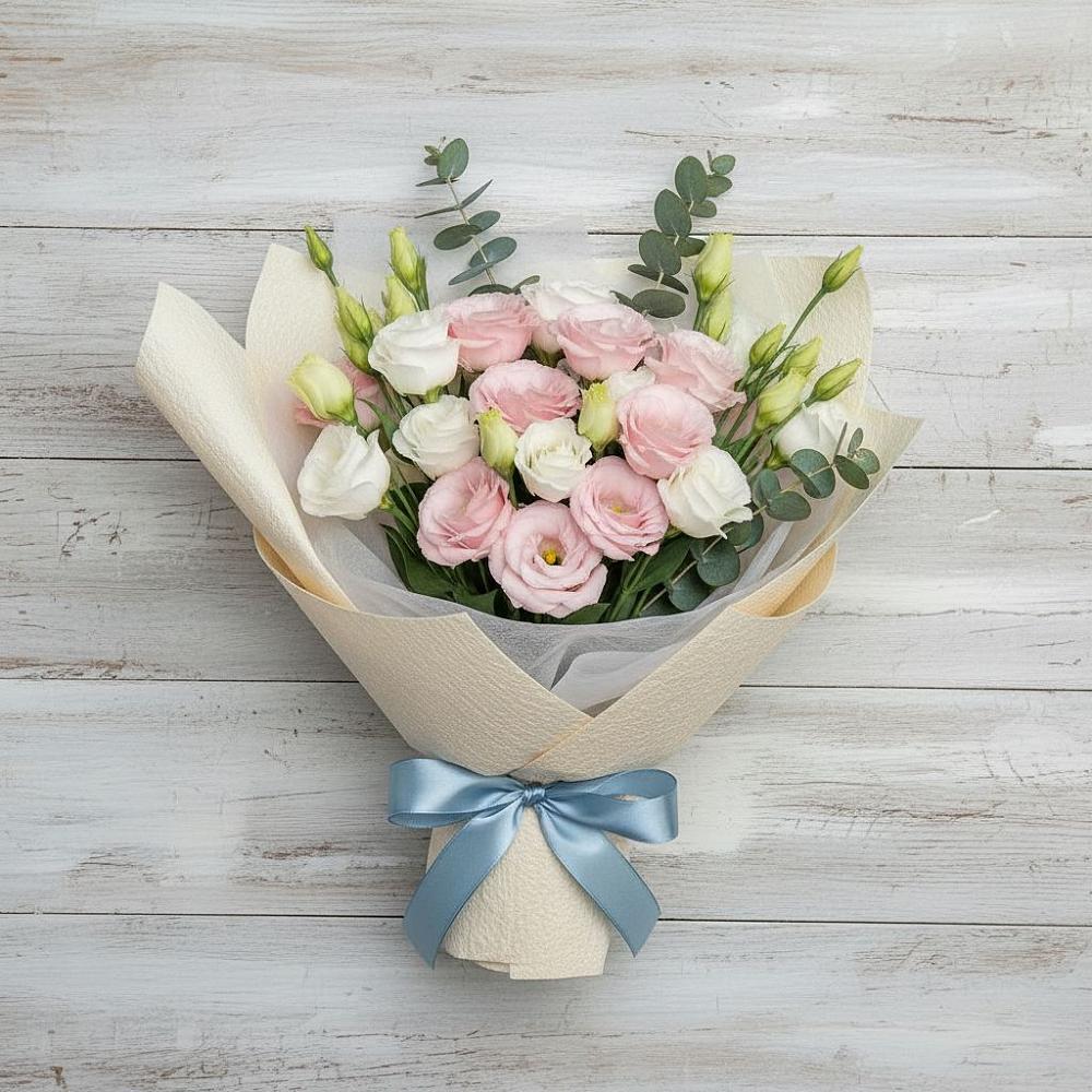 Букет шампанское в Иглино Букет цветов из: Лизиантусы в Иглино